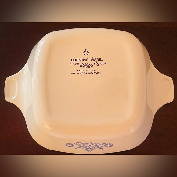 Vintage CorningWare Blue Cornflower P-41-B 1¾ Petite Pan Set:3 Casserole Dishes - Picture 13 of 15
